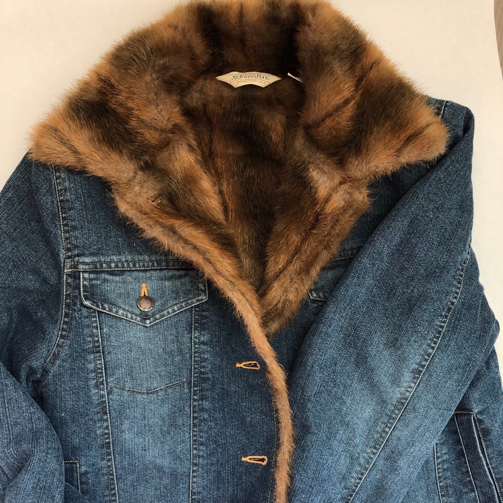 Fur DENIM JACKET